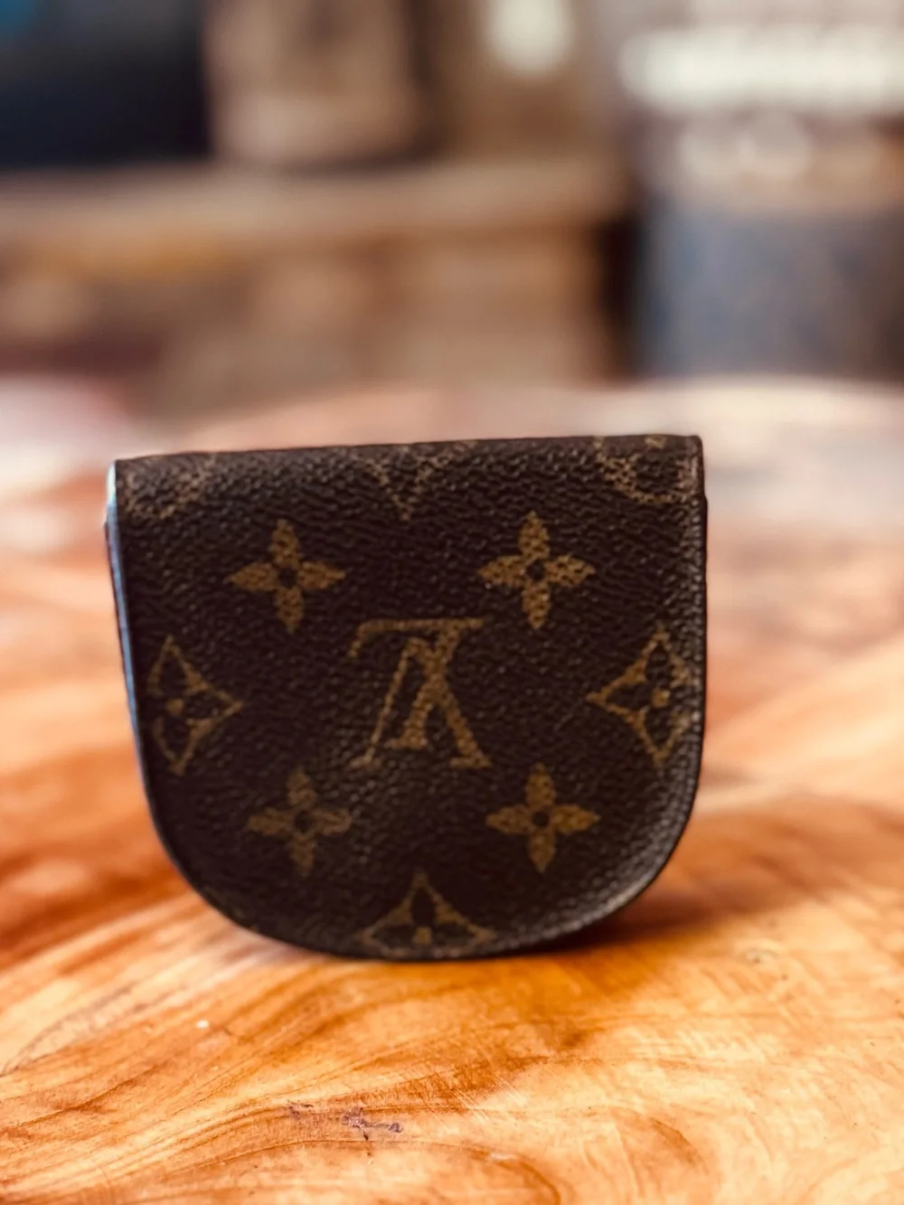 Louis Vuitton coin purse pocket wallet, vintage 1989 rare find
